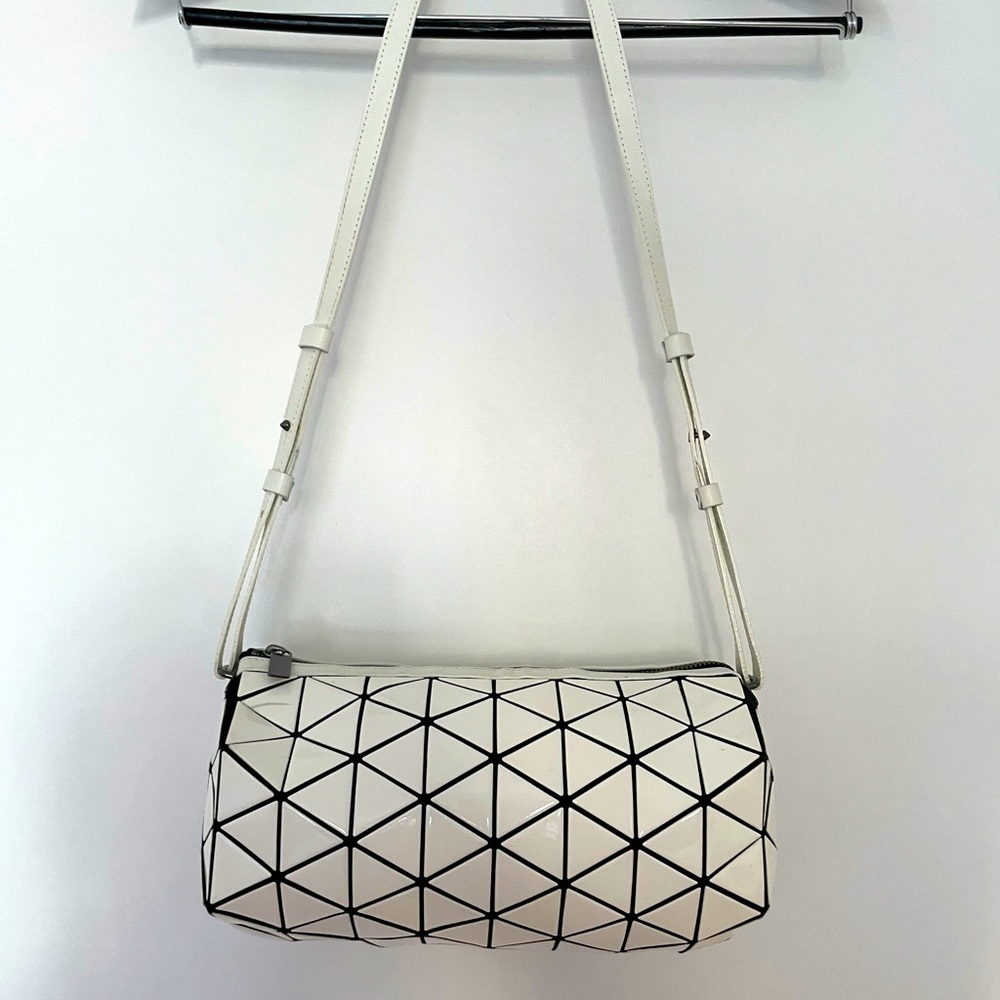 Bao Bao Issey Miyake White Log Bag
